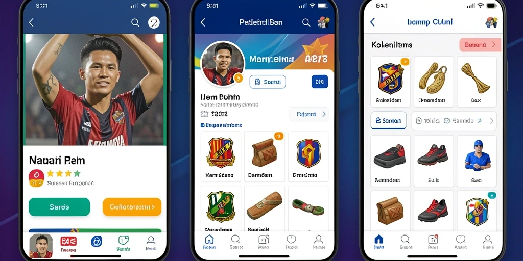 Tampilan antarmuka aplikasi yang menarik.