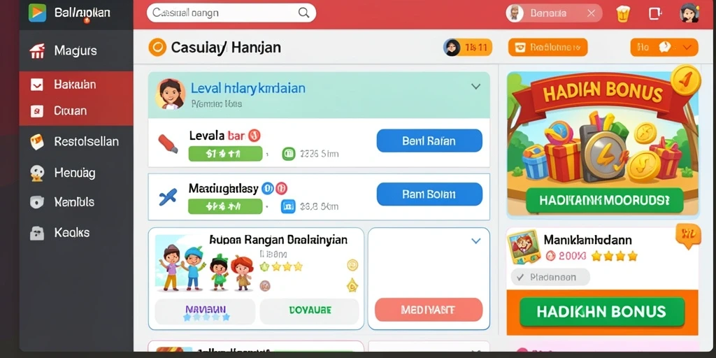 Tampilan antarmuka pengguna yang bersih dan sederhana.