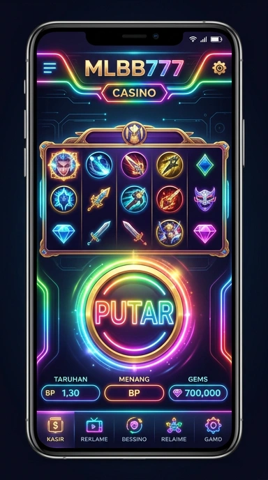 Cuplikan layar menu unduhan mlbb777 untuk perangkat Android
